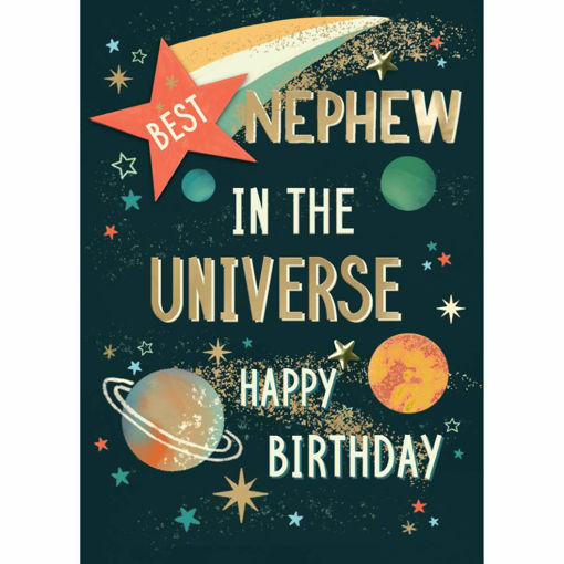Picture of BEST NEPHEW IN THE UNIVERSE HAPPY BIRTHDAY